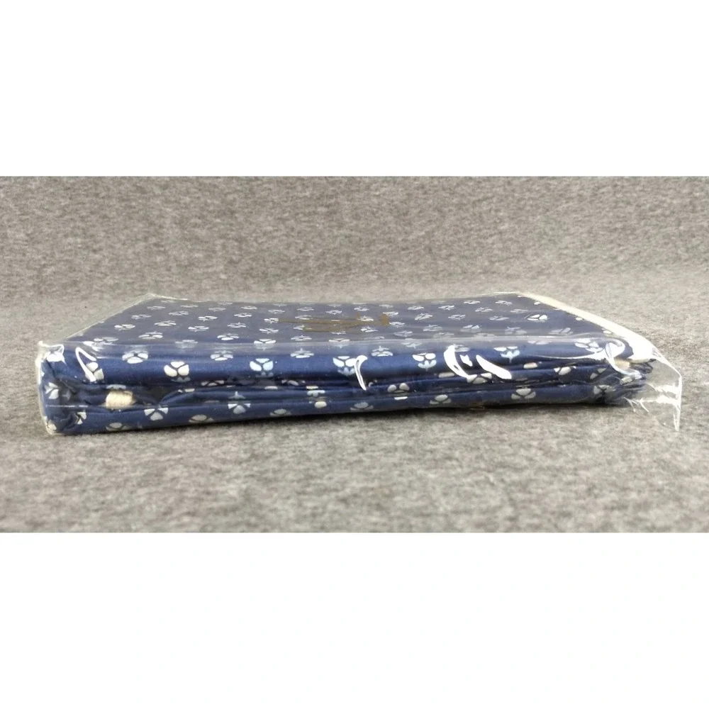 Ralph Lauren Cote D'Azur Floral Standard Pillowcases Pair Blue Cotton‎ Italy NEW